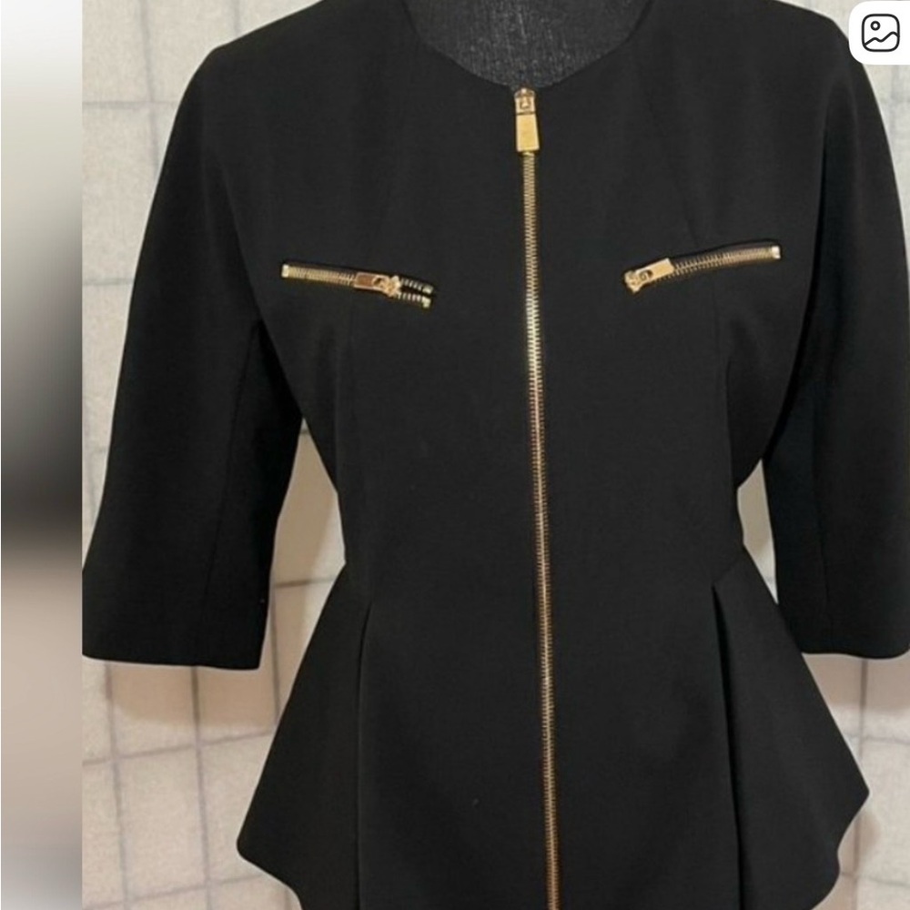 Vince Camuto Black Zippered Blazer (originally $150)